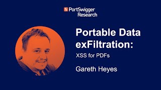 Portable Data exFiltration XSS for PDFs  Gareth Heyes [upl. by Milore122]