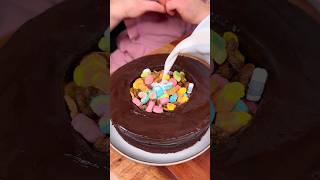 How to not make the CHOCOLATE CAKE CEREAL BOWL for mom😅❤️🎂 CHEFKOUDY [upl. by Idell238]