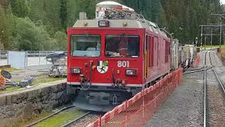 Glacier Express Schweiz FilisurDavos Fürerstandsmitfahrt [upl. by Annam]