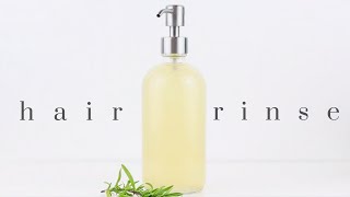 DIY Rosemary Hair Rinse  Apple Cider Vinegar Hair Rinse [upl. by Mayer]