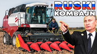 TESTUJE ROSYJSKI KOMBAJN  Rostselmash Vector 425  KOSZENIE KUKURYDZY 2020 [upl. by Holihs]