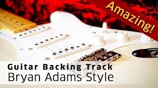 ★Top★ EMinor Guitarjamtrack Rock Bryan Adams Style  JAMTRACKde [upl. by Burwell]