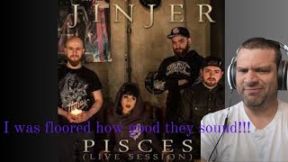 JINJER  Pisces Live Session This band is incredible [upl. by Adnolehs377]