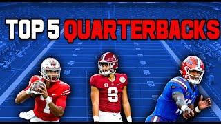 The 5 Best Quarterbacks In The 2023 NFL Draft [upl. by Salahcin]