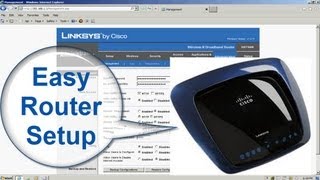 How to Install Your Linksys Wireless Router  How to setup a linksys wireless router [upl. by Icnarf]