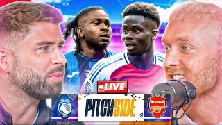 UCL ATALANTA vs ARSENAL  Pitch Side LIVE [upl. by Dace858]