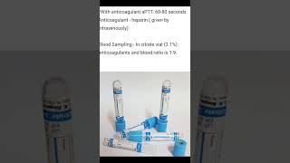 Blood Coagulation Test PTINR aPTT Test [upl. by Nimar]