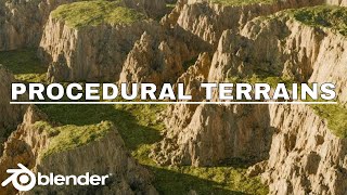 Create Procedural Terrains in Blender [upl. by Dunn]