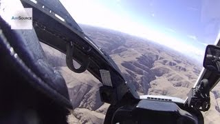 Awesome Cockpit View AH1W SuperCobra Helicopter [upl. by Zertnom]