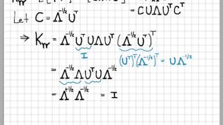 Random Processes  Covariance Matrix Diagonalization Example 02 [upl. by Garlan]