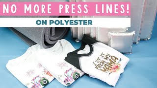 Preventing Heat Press Marks on Polyester for Sublimation [upl. by Sewellyn]