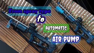 Denatured alcohol toy gun from spray type to automatic airpump kuyacydiytv5014 [upl. by Nnasor]