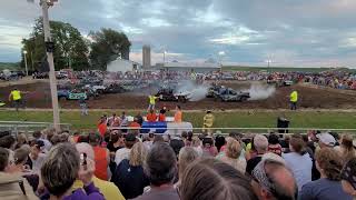 2024 Houston County Fair Demo Derby Full Size Cars 4K to WIN [upl. by Gnaht]