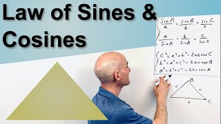 Law of Sines and Law of Cosines 4 Examples [upl. by Hernandez324]