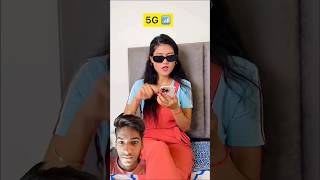 5g vs 4g vs 3g vs 2g vs E😂shorts comedy funny shortsviral roast smartphone dushyantkukreja [upl. by Hera]