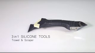 3 IN 1 SILICONE TOOLS TROWEL amp SCRAPER [upl. by Solrac]