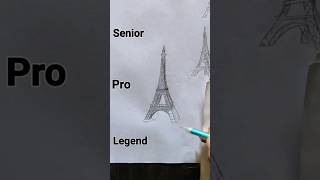 Eiffel tower 🗼🤩 art shorts drawing jeetart shortsvideo ytshorts drawingshorts youtubeshorts [upl. by Aloivaf]