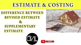 Difference between Revised Estimate amp Supplementary Estimate QSC  HINDI [upl. by Peugia]