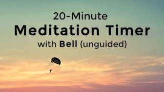 20 Minute Meditation Timer with Bell Unguided [upl. by Manlove274]