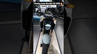 honda CB 125R  exhaust note 2024 [upl. by Vanhomrigh]