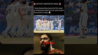 Kiwis created history😞😞😞 shorts ytshorts cricket testcricket indvsnz [upl. by Gal]