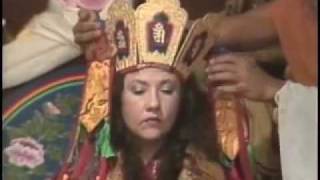 Enthronement of Jetsunma Ahkon Lhamo 8 min [upl. by Waldron]