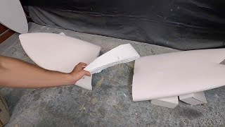 How to glue together a surfboard blank  Super Easy [upl. by Ibmab550]