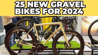 25 NEW GRAVEL BIKES for 2024 from VELOFOLLIES 2024 in detail 4K [upl. by Dorweiler]