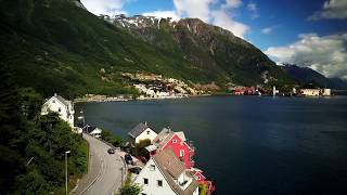 Norway From Above Pt 2  Odda  Folgefonna [upl. by Evette515]