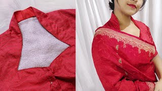 Halter Neck Blouse Cutting amp Stitching  Very Easy for Beginners ✨ [upl. by Eybba]