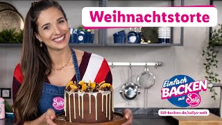 Weihnachtstorte mit Spekulatius  Weihnachtlicher Vorgeschmack  Rezepte für Lidl von Sallys Welt [upl. by Assilat]