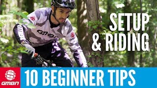 10 MTB Tips For Beginners  Setup And Riding [upl. by Lathan]