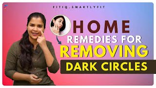 Say Goodbye to Dark Circles 5 DIY Home Remedies  darkcircles telugu fitiq [upl. by Cowden]