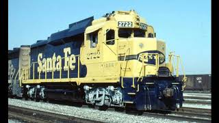 Santa Fe railway cleburne texas shops pt2 the locomotive rebuilds [upl. by Rosecan]