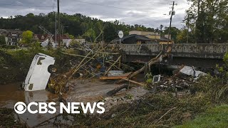 Biden heads to Carolinas to survey damage from Helene [upl. by Spike]