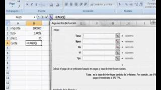 Calcular Hipoteca con Excel [upl. by Atsuj]