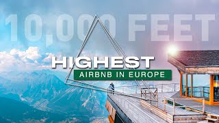 Sleep on a Mountain Top Europes HIGHEST Airbnb  Chalet Levissima Bormio 3000 [upl. by Imogen]