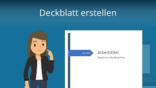 Deckblatt erstellen in Word so gehts  Studyflix [upl. by Delmar]