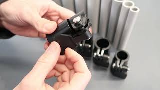 Telescoping Tube Clamps MC1 Usage Video [upl. by Nyvrem]