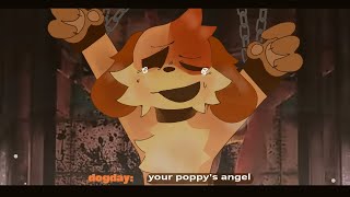 dogday death cutscene animationanimationsad momentspoppy playtime smiling critters 3lazy [upl. by Laband]