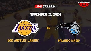 Live Now Los Angeles Lakers vs Orlando Magic  NBA Regular Season  November 21 2024 CPU vs CPU [upl. by Amin]