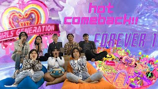 MV REACTION Girls Generation 소녀시대 FOREVER 1 MV Reaction  MISS YOU SNSD [upl. by Enelahs]