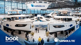 Boot Düsseldorf 2024 Absolute Yachts [upl. by Rockwell]