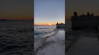 Stunning Sunset at Zadar Sea Organ in Croatia 🇭🇷 [upl. by Shantha]