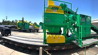 CM Shredders  Mobile and Portable Tire Shredder System  Whole Tires to 1quot 2quot or 4quot Chips [upl. by Lole]