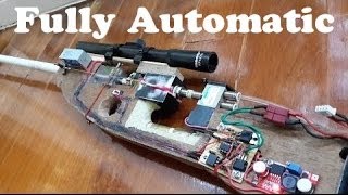 Homemade Airsoft Auto Sniper Rifle [upl. by Ilyk436]