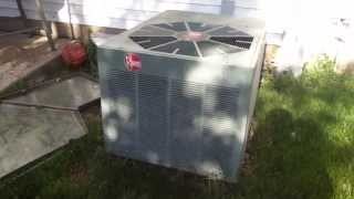 1999 Rheem Air Conditioner Running [upl. by Eladnyl]