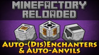 MineFactory Reloaded  AutoDisEnchanters amp AutoAnvils [upl. by Novikoff]