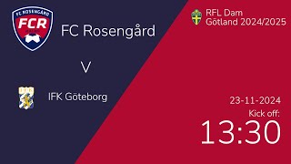 FC Rosengard Futsal v IFK Goteborg 23112024 [upl. by Keyek720]