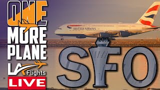 🔴LIVE San Francisco International Airport  SFO LIVE  SFO Plane Spotting [upl. by Charlean]